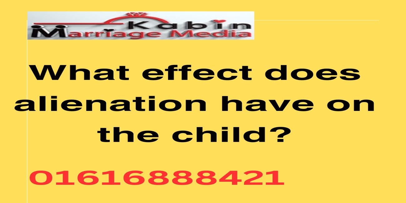 What effect does alienation have on the child?