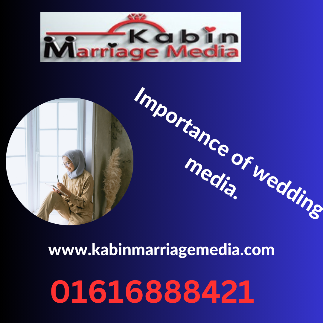 Importance of wedding media.